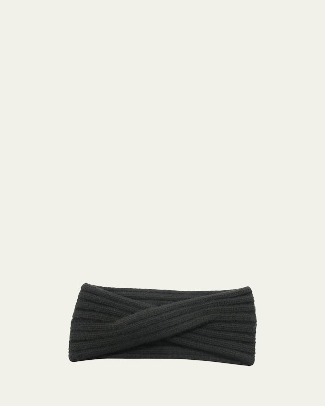 Ribbed-Knit Cashmere Headband
